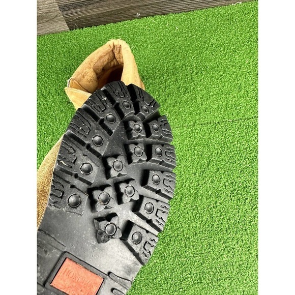 Vintage Honcho HIKING TAN SUEDE‎ BOOTS VIBRAM MOUNTAINEER MEN’S 6 LADY 7.5 M - Picture 8 of 9